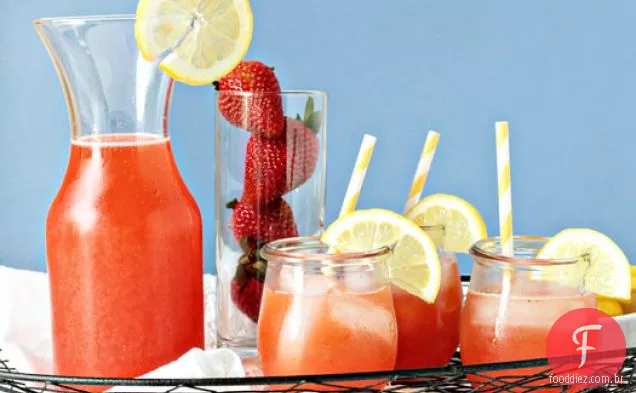 Limonada De Morango Caseira