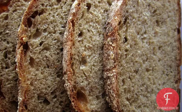 Pão de aveia sem amassar