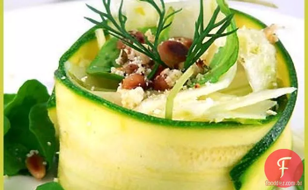 Salada De Rúcula, Abobrinha E Erva-Doce
