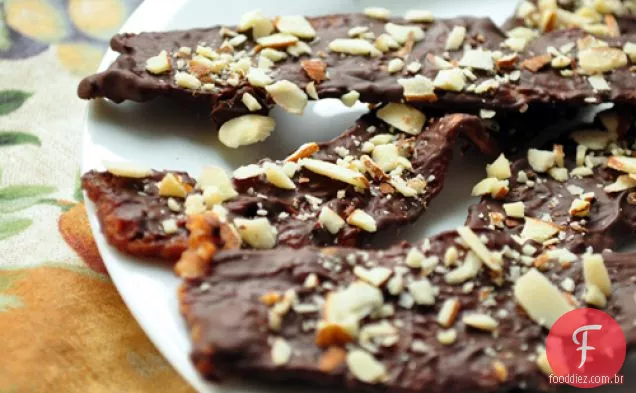 Chocolate-Bacon De Amêndoa-Bacon E Ovos Sorvete