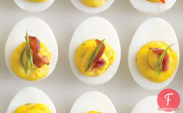Ovos Cozidos Com Bacon