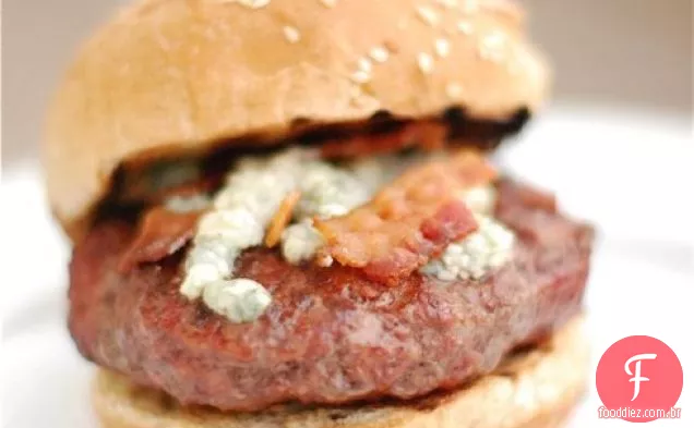 Bacon & Blue Cheese Burgers