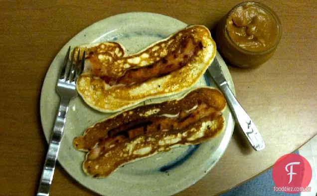 Receita De Panquecas De Bacon De Bordo
