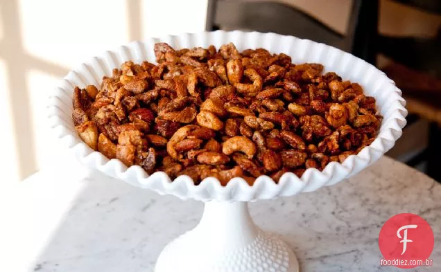 Receita De Nozes Temperadas De Maçã Cristalizada Com Bacon