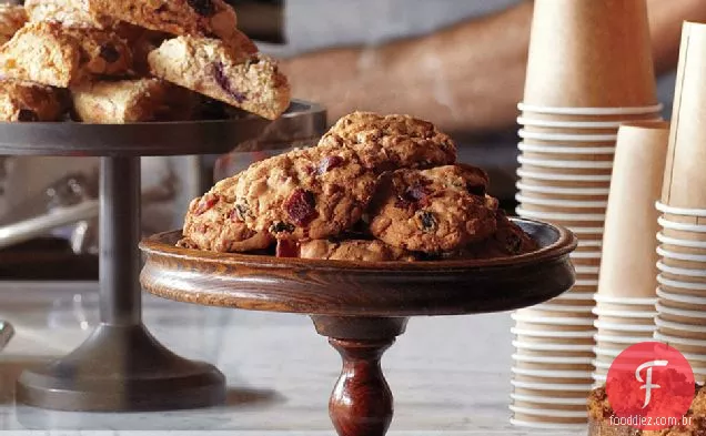Bacon, Aveia E Biscoitos De Passas