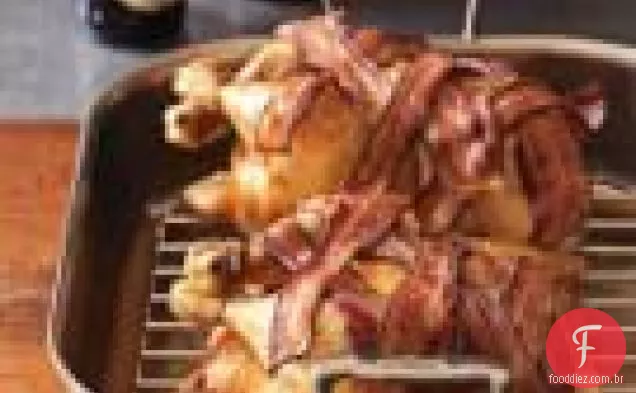 Galinhas Assadas Com Bacon