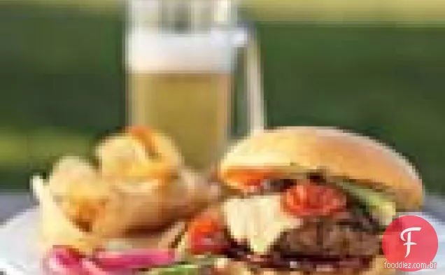 Bacon-cogumelos Cheeseburgers