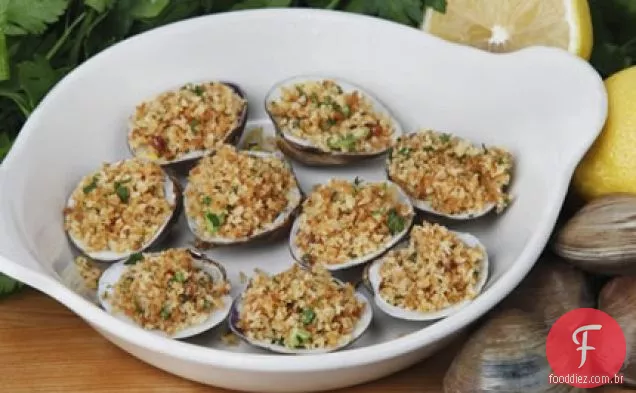 Amêijoas Assadas Com Bacon