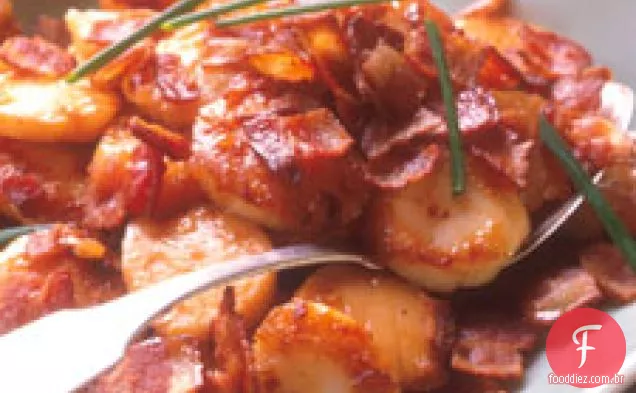 Vieiras Grelhadas Com Bacon