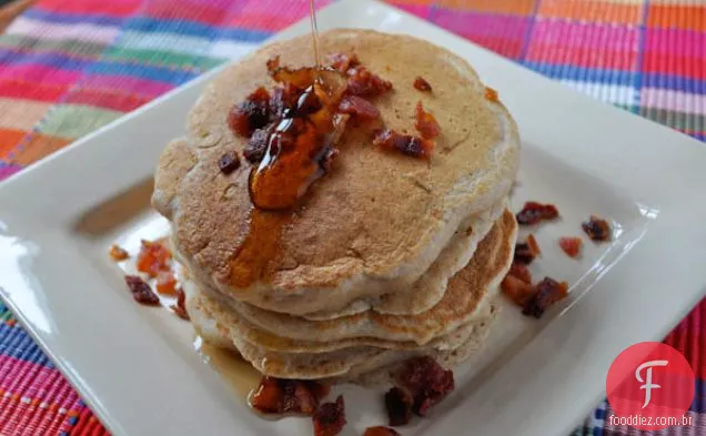 Panquecas De Bacon De Maçã