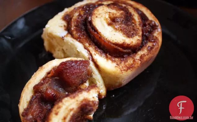 Pãezinhos Canela Bacon