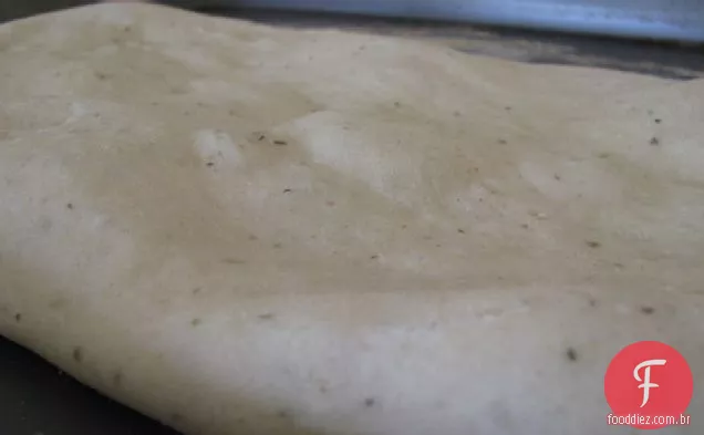 Frango Grelhado, Bacon E Espinafre Flatbread Pizza