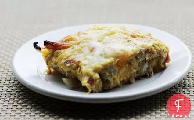 Abóbora De Outono E Fritada De Bacon