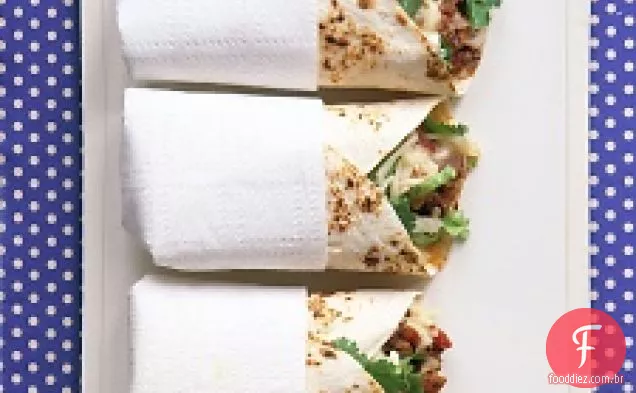 Burritos de carne e batata