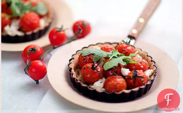 Funcho, Tortinhas De Tomate Cereja Na Crosta Balsâmica