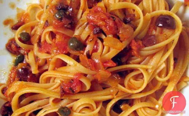 Jantar Hoje À Noite: Pasta Alla Puttanesca
