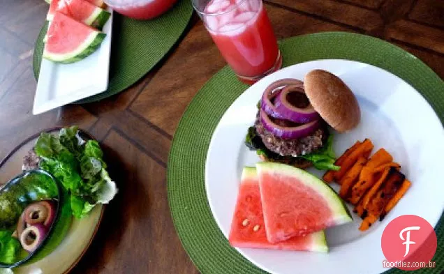 Blue Cheese Balsamic Burgers