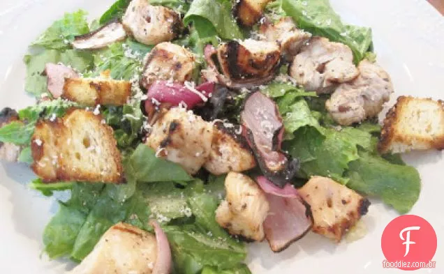 Salada De Vinagrete Balsâmico Grelhado
