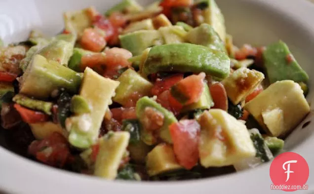 Salada De Abacate Balsâmico Picante