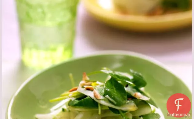 Salada De Erva-Doce, Maçã E Rúcula