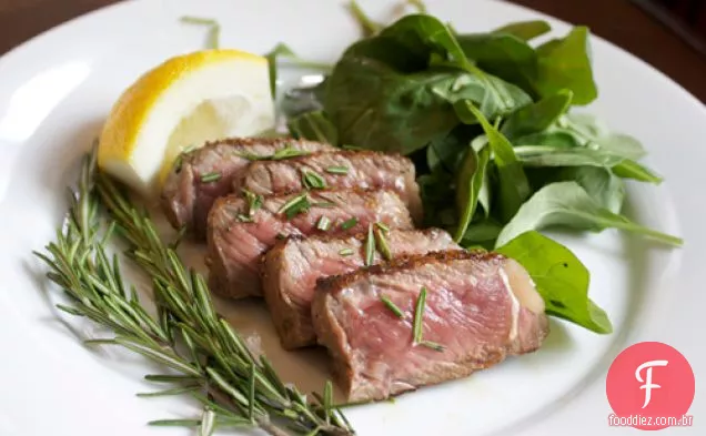 Jantar esta noite: bife Tagliata com rúcula