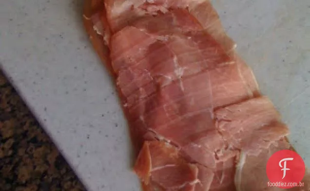 Espargos Embrulhados Em Prosciutto Com Esmalte Balsâmico
