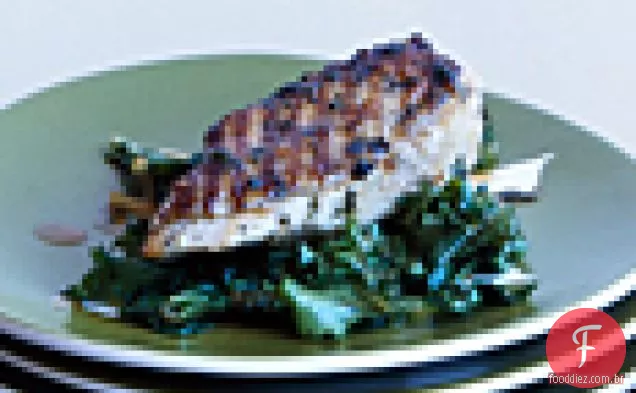 Frango com ervas frescas e vinagre de vinho Xerez