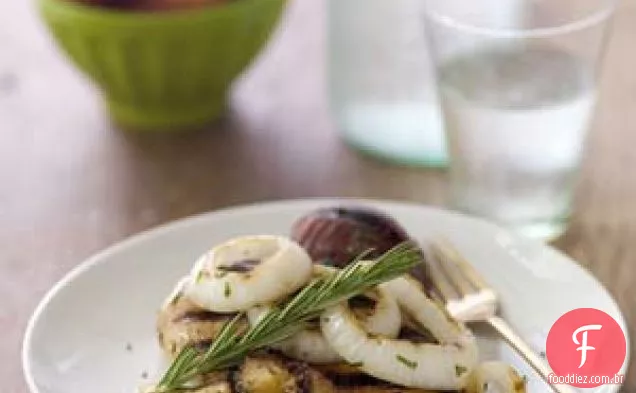 Frango Balsâmico Grelhado Com Pêssegos