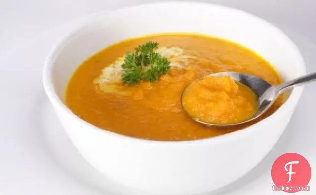 Creme Saudável De Receita De Sopa De Cenoura