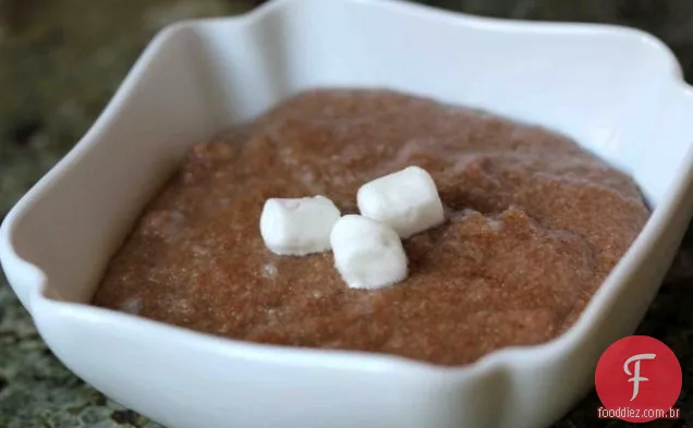 Creme De Cacau Quente Da Receita Do Trigo