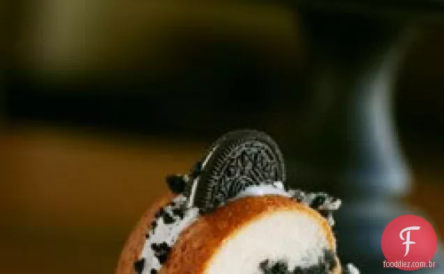 Bolo de biscoitos e creme de sobremesas deliciosas do Chef mimado