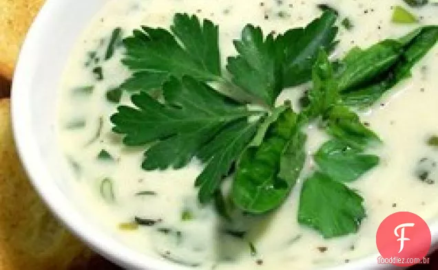 Creme De Sopa De Ervas