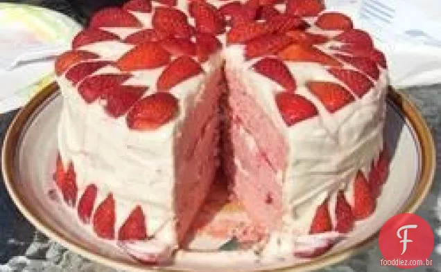 Morangos e Bolo De Creme