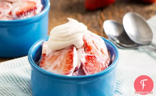 Morangos e creme
