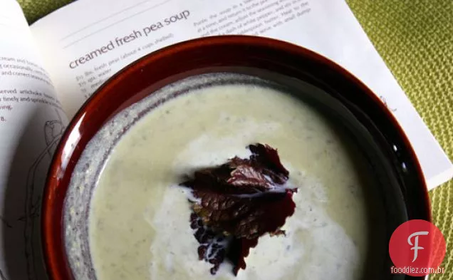 Sopa De Ervilha Fresca Cremosa