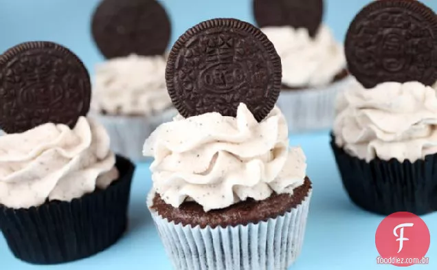 Biscoitos E Creme Cupcakes