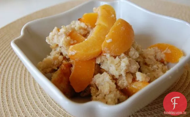 Receita De Pêssegos E Creme De Aveia