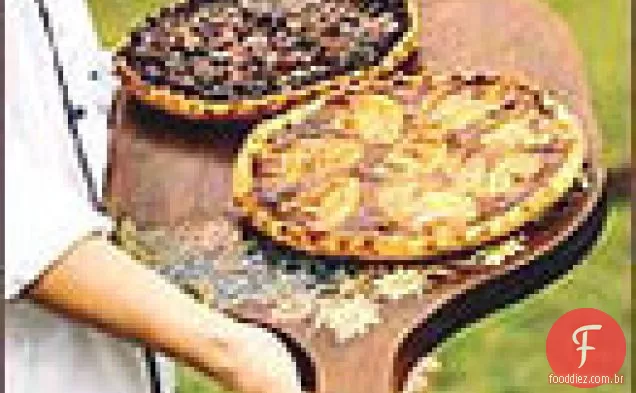 Torta de Pêra com creme de amêndoa
