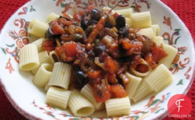 Molho De Massa De Anchova-Azeitona
