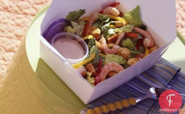 Sudoeste Camarão Caesar Salad