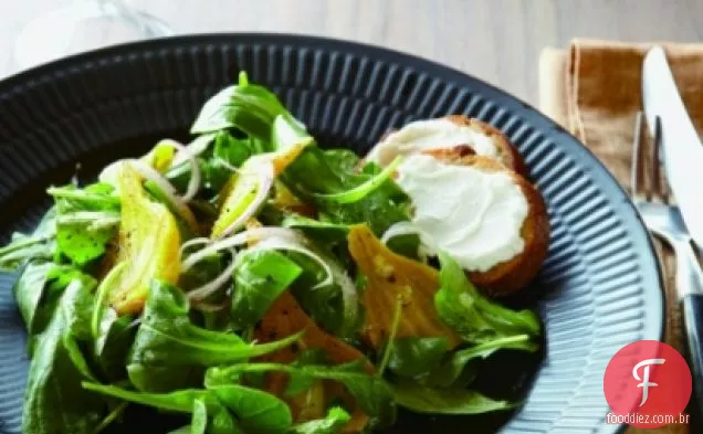 Salada De Beterraba Com Vinagrete De Tangerina