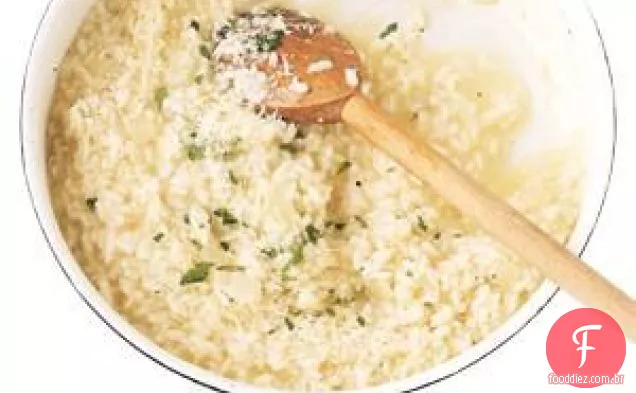 Camarão Limão E Risoto De Rúcula