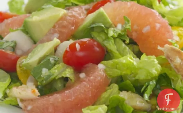 Salada De Frutos Do Mar Escandinava