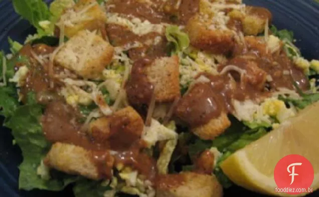 Salada Caesar Da Califórnia Com Ovos