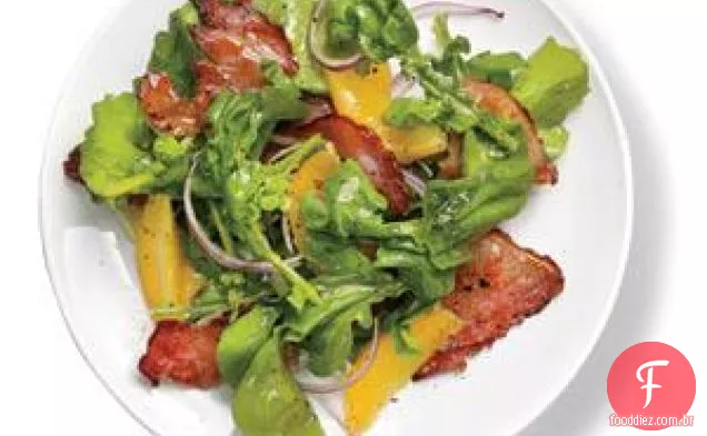 Salada Crocante De Presunto E Rúcula