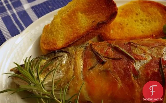 Robalo Embrulhado Em Bacon