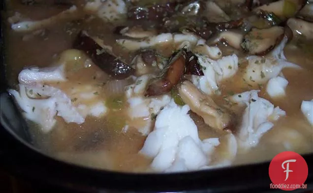 Peixe Com Shiitakes