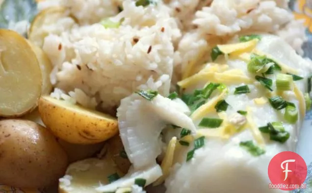 Peixe Assado Inteiro Estilo Cubano