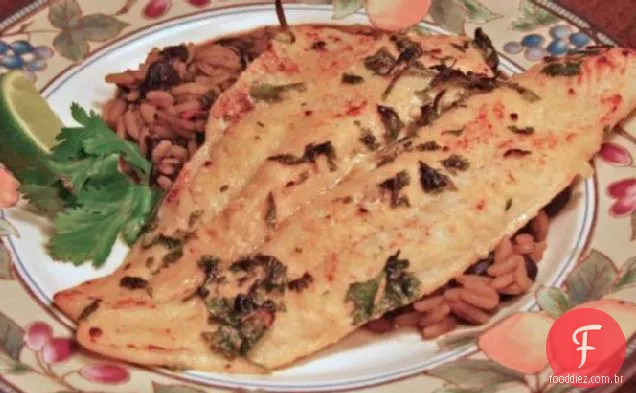 Broiled Caribbean Sea Bass