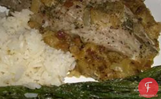 Peixe Azul Assado